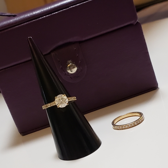 Natural Diamond Ring set 14k - Picture 3 of 16